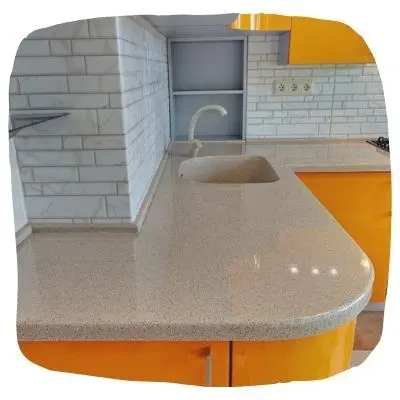 Глянцевая столешница для кухни