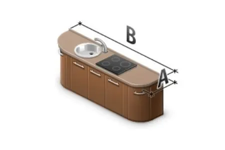 Закругленная столешница