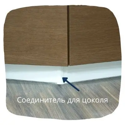 Соединитель для кухонного цоколя