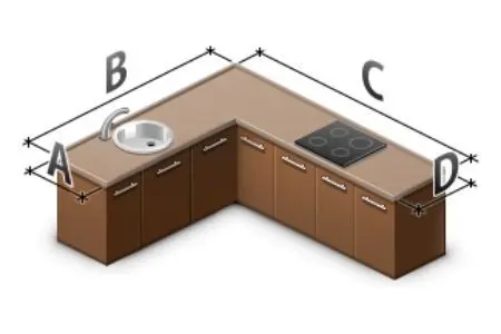 Г-образная столешница