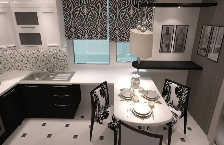 Подоконник столешница вместо стола