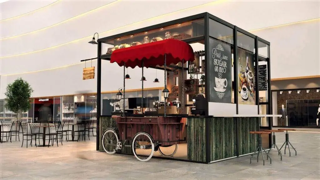 Ретро кофейный остров