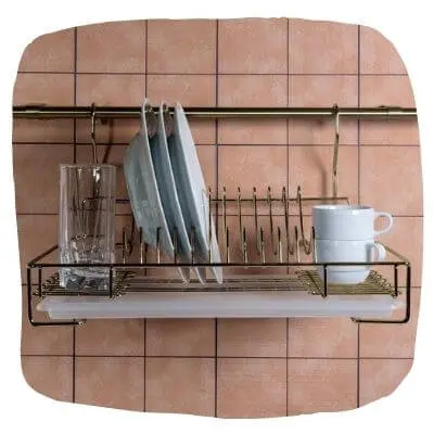 Сушилка для посуды на рейлинг