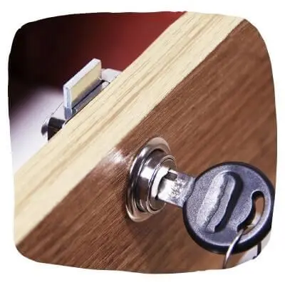 Мебельный замок для ящика