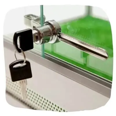 Мебельный замок для витрины