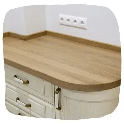 Столешница для кухни из лиственницы