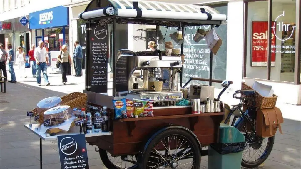 Кофейный киоск в стиле стим-панк