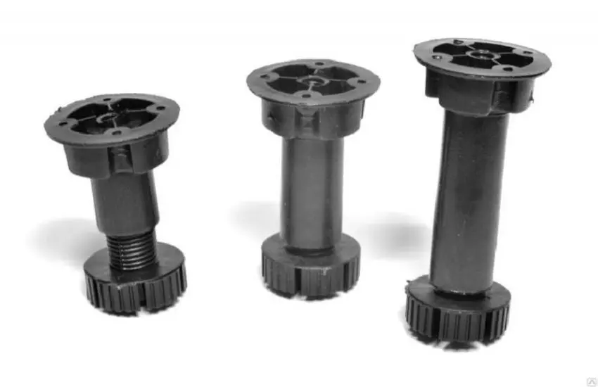 Мебельные опоры из пластика