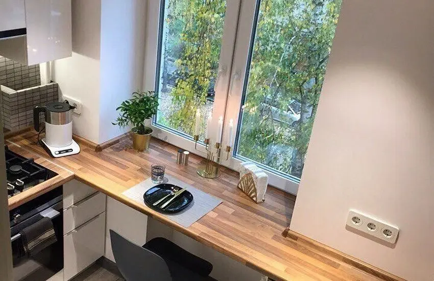 Подоконник из дерева