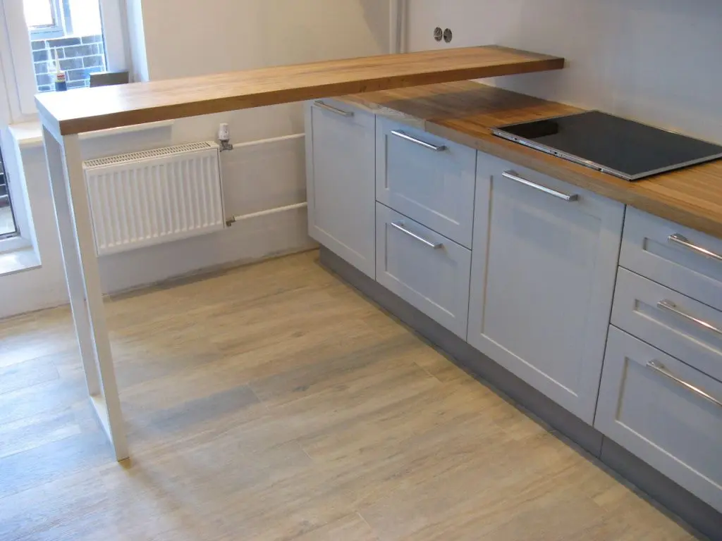 Как рассчитать высоту столешницы