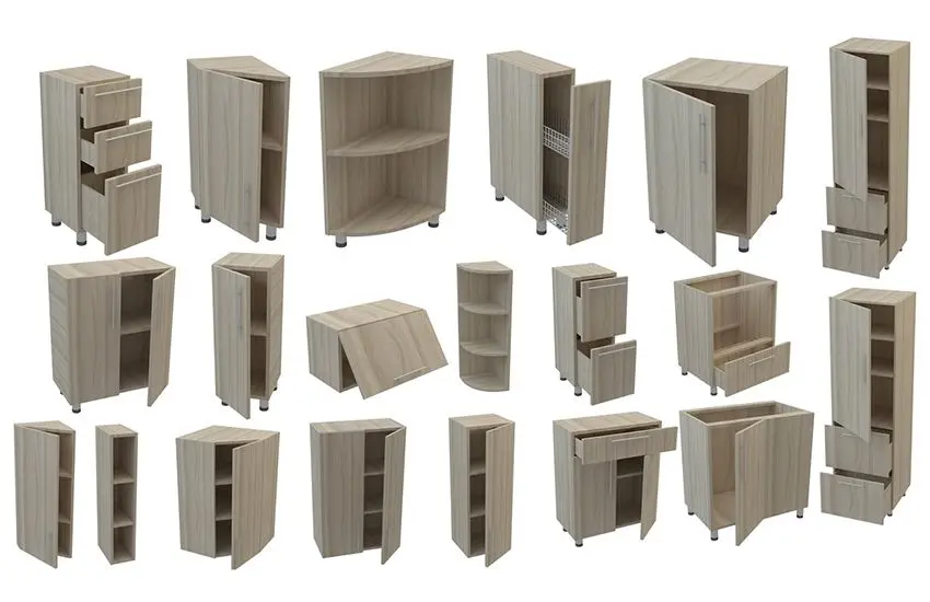 Как собирать навесные и напольные шкафы