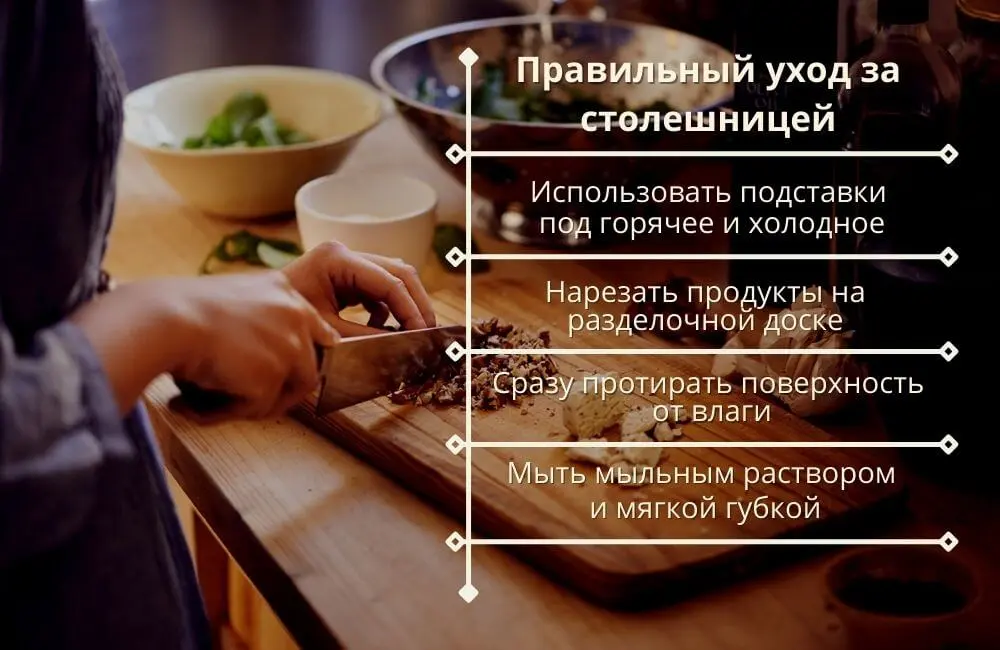 правильный уход за столешницей правильный уход за столешницей