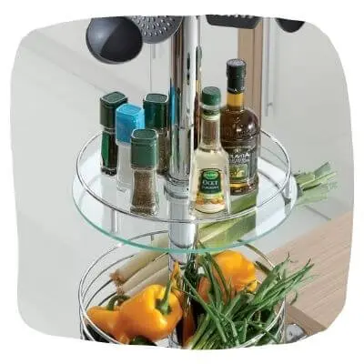 Стеклянная полочка для бара