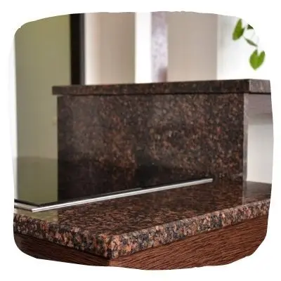 Столешницы коричневый гранит