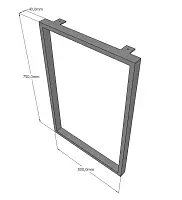 Подстолье металлическое LK-10