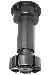 Опора цокольная ПВХ регулируемая 95-125мм