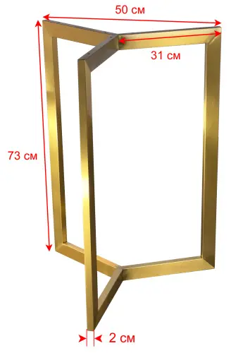 Подстолье из нержавеющей стали 2158EM фото 6