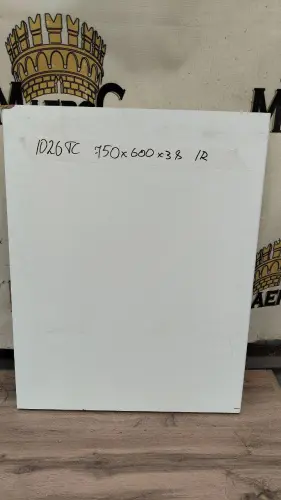 40*600*750мм 1026TC обрезок белой столешницы Duropal детальная картинка фото 2
