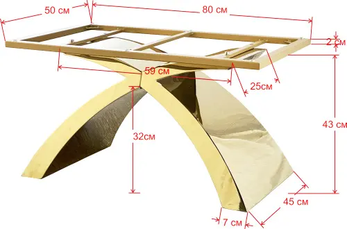 Подстолье из нержавеющей стали 1186EM фото 9
