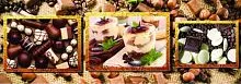 Шоколадная сказка - кухонный фартук из ХДФ, интерьерная панель 3*695*2070мм фото анонс товара