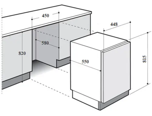 Посудомоечная машина Monsher MD 451 детальная картинка фото 5