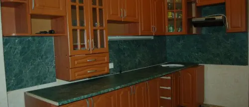 0027/S  2гр. Малахит Столешница матовая фото 3