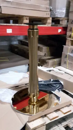 Подстолье хромированное 1289EM фото 2