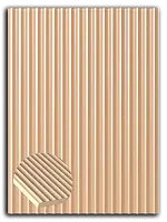 Фасад МДФ "Рябь" покрытие Пленка или Эмаль фото анонс товара