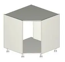 Корпус напольный угловой (трапеция)