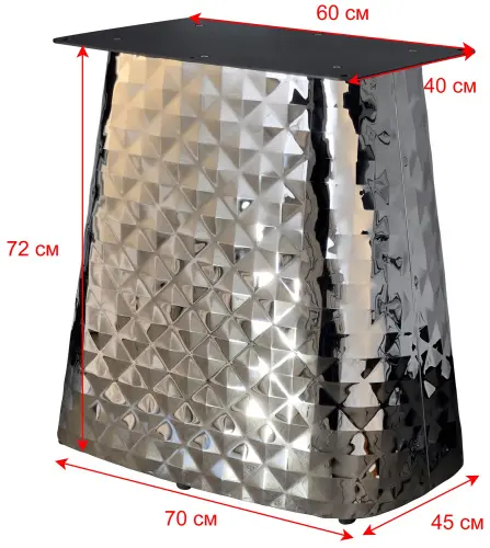 Подстолье из нержавеющей стали 2145EM фото 2
