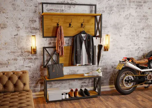 Прихожая Basic в стиле Лофт фото 4