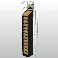 Стенд-колонна для демонстрации столешниц