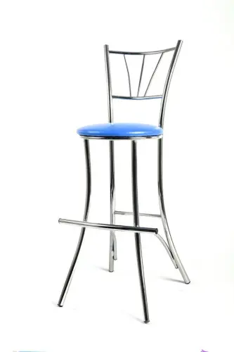 Стул хромированный барный "Астра" Стул хромированный барный "Астра" детальная картинка