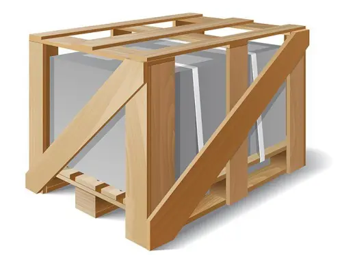 Упаковка в деревянную обрешетку