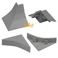 Комплектующие для плинтуса Korner LB23 (упак.) фото анонс товара