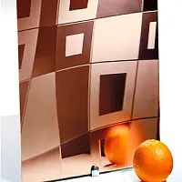 Зеркало матированные узоры "Пространство" фото анонс товара