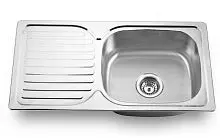 МОЙКА ВРЕЗНАЯ 760*420*0,6-160,3.5" МАТОВАЯ+СИФОН К фото анонс товара