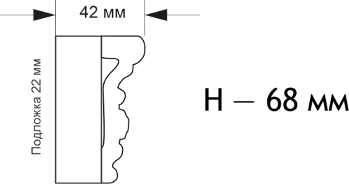 Подкарнизник ПК3 детальная картинка фото 2