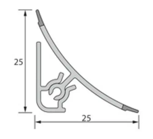 Плинтус для столешницы Ideal 012 Бежевый, 3м фото 2 Плинтус для столешницы Ideal 012 Бежевый, 3м детальная картинка фото 2