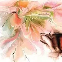 Фартук из стекла "Акварель" фото анонс товара