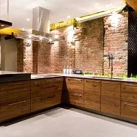 Кухня в стиле "Лофт" модель МКЛ-500 фото анонс товара