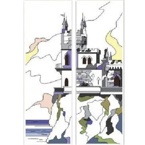 Витражи (двухдверные) 2183 детальная картинка