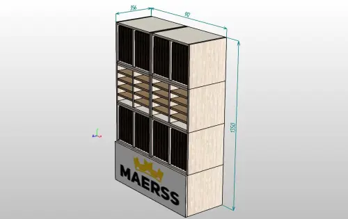 Стенд-колонна для образцов столешниц и фасадов фото 5