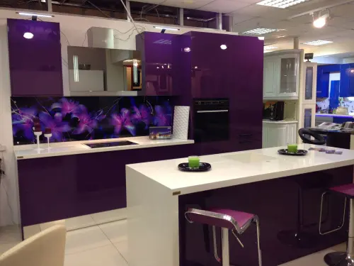 Фасад МДФ ALVIC LUXE Antracita высокий глянец детальная картинка фото 11