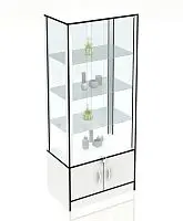 Витрина торговая остекленная большая 2000x850x500мм