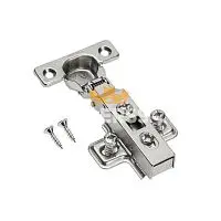 Петля GTV CIHC 09 mini накладная самозакрывающаяся с планкой H-0 с евро фото анонс товара