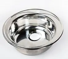 МОЙКА ВРЕЗНАЯ D490*0,6-160,3.5" ПОЛИРОВ.+СИФОН К фото анонс товара