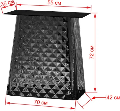 Подстолье из нержавеющей стали 2209EM фото 5
