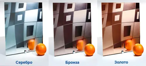 Зеркало матированные узоры "Пространство" детальная картинка фото 3