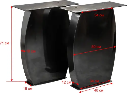 Подстолье из нержавеющей стали 2171EM фото 2